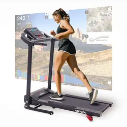 Christopeit Sport Einsteiger Laufband CS 3000 – Schwarz
