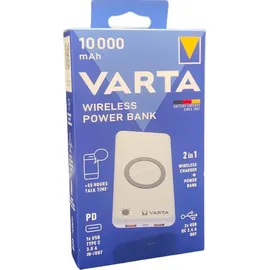 Varta Wireless Power Bank 10000 mAh weiß