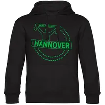 multifanshop Hannover Hoodie 2023 schwarz Erwachsene Gr. S