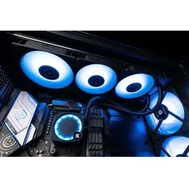 EK Water Blocks EKWB EK-Nucleus AIO CR360 Lux D-RGB CPU Wasserkühler, Schwarz