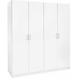 Rauch P4You Drehtürenschrank 181 x 197 x 54 cm weiß