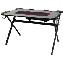 Mendler HWC-11 Gaming Desk schwarz