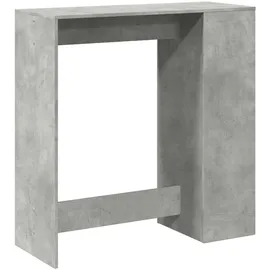 vidaXL Bartisch mit Regal 101 x 40 x 103,5 cm Grau