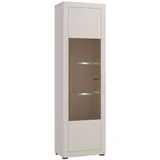 Home Affaire Vitrine Essex 58 x 35 x 194 cm Weiß