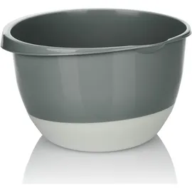 COM-FOUR com-four® 2x Rührschüsseln 3,5 und 2 Liter mit Stoppboden, Ausgießer und rutschfestem Griff, Backschüssel-Set in modernen Farben [Auswahl variiert] (02x - 3,5/2L - Farbmix)