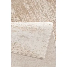 MY HOME Teppich MY HOME "Ariano, dezenter Glanz mit Hoch-Tief-Struktur" Gr. 7, beige, B:240cm H:12mm L:320cm, Kunstfaser, Teppiche, Teppich, Vintage Design, Schrumpf Carving-Effekt, Wohnzimmer, Schlafzimmer, Topseller