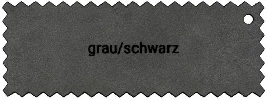 Kreative Kunstleder Patches mit Lasergravur - Form frei wählbar - zum Aufnähen - 1 St. , bis 350 cm2 , Grau/Schwarz
