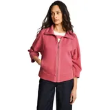 Tom Tailor Boxy-Fit Scuba Sweatjacke Rosa XL