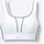 Swegmark of Sweden Sport-BH SWEGMARK OF SWEDEN, Damen, Gr. 105, Cup C, weiß, 55% Polyamid, 35% Polyester, 10% Elasthan, BHs Sport-BH