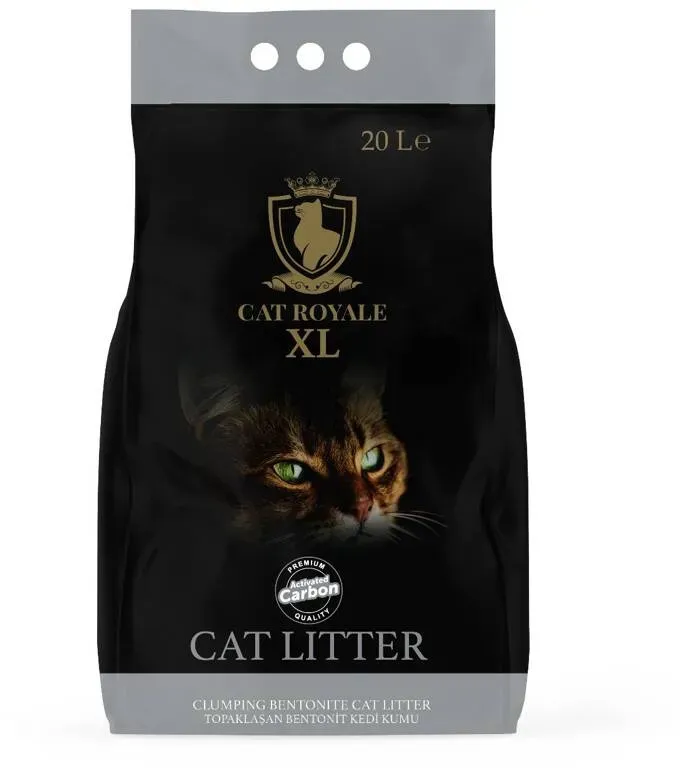 Cat Royale Aktivkohle Bentonitsplitt 20kg (Rabatt für Stammkunden 3%)