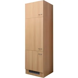 Flex-Well Geräteumbauschrank Nano 60 x 200 x 57 cm Braun