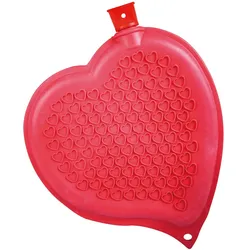 Sänger Wärmflasche, Herzform rot