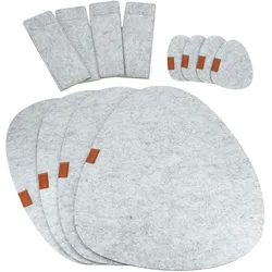 20tlg Tisch-Set Alois Hirsch Gläser Teller Platzset Untersetzer Bestecktasche