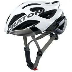 CRATONI Road Fahrradhelm C-Bolt weiß/schwarz glanz