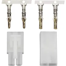 PowerQ Modelcraft Akku Stecker, Akku Buchse Tamiya vergoldet 1 Paar