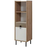JV Möbel Bücherregal Schrank Büro Regal Holz Holzschrank Braun Kinderzimmer