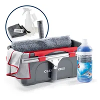 Clean Maxx CLEANmaxx Fensterreiniger Set Professional, grau/rot