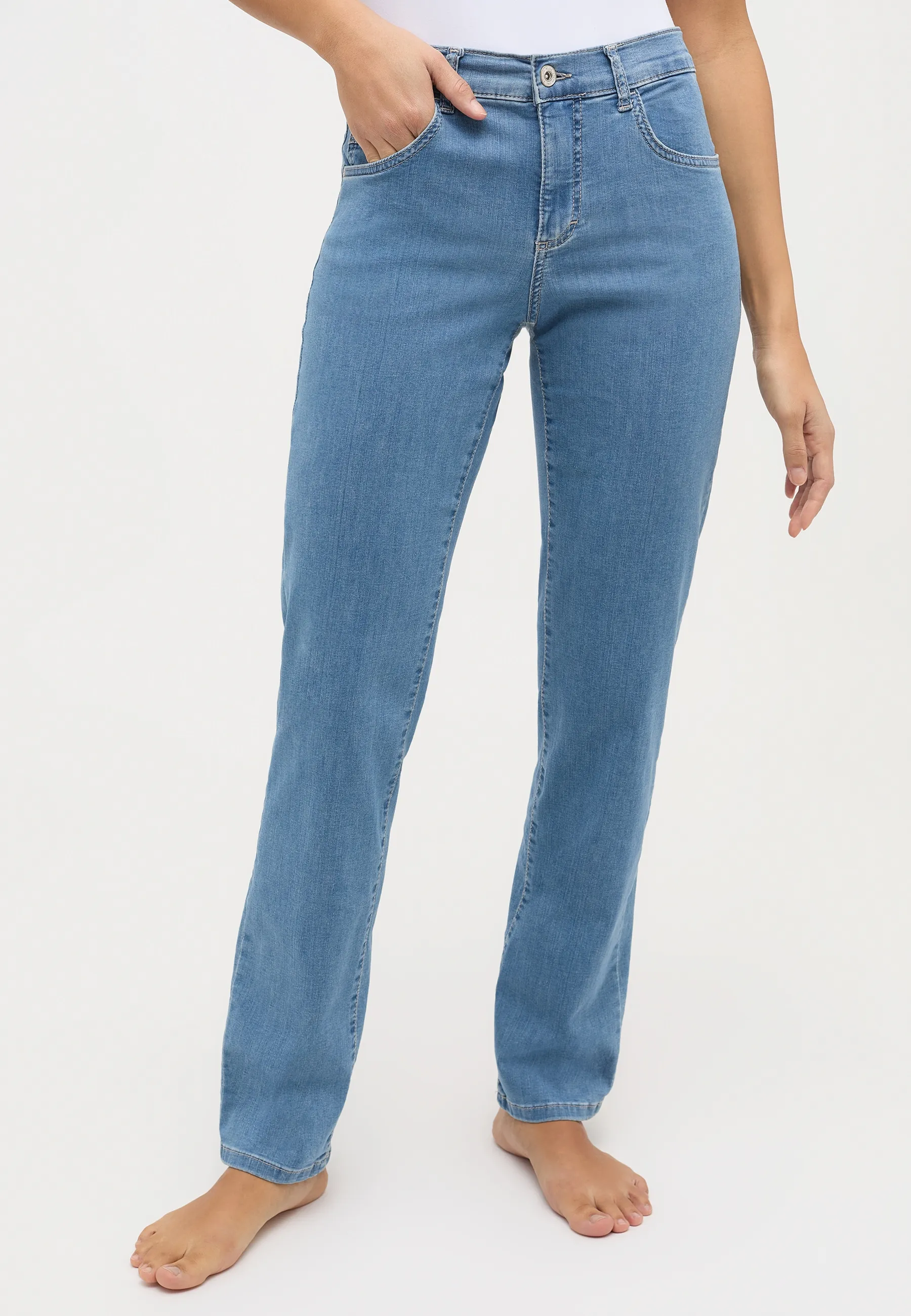 ANGELS Straight-Jeans »DOLLY« ANGELS light blue 46