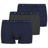 Bugatti Pants 3Er Pack Mailand in grau-dunkel-melange | Gr.: 6