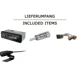 JUST SOUND best choice for caraudio Autoradio Einbaupaket JBL Celebrity 150 passend für Alfa Romeo 164 | Bluetooth USB