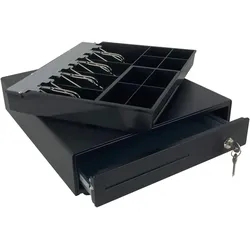 Blitzkasse USB Kassenlade iQCash330SL-USB SLIM LINE 335x370x85mm, Kassenschublade Geldlade Geldschublade