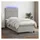 vidaXL Boxspringbett 100 x 200 cm Hellgrau