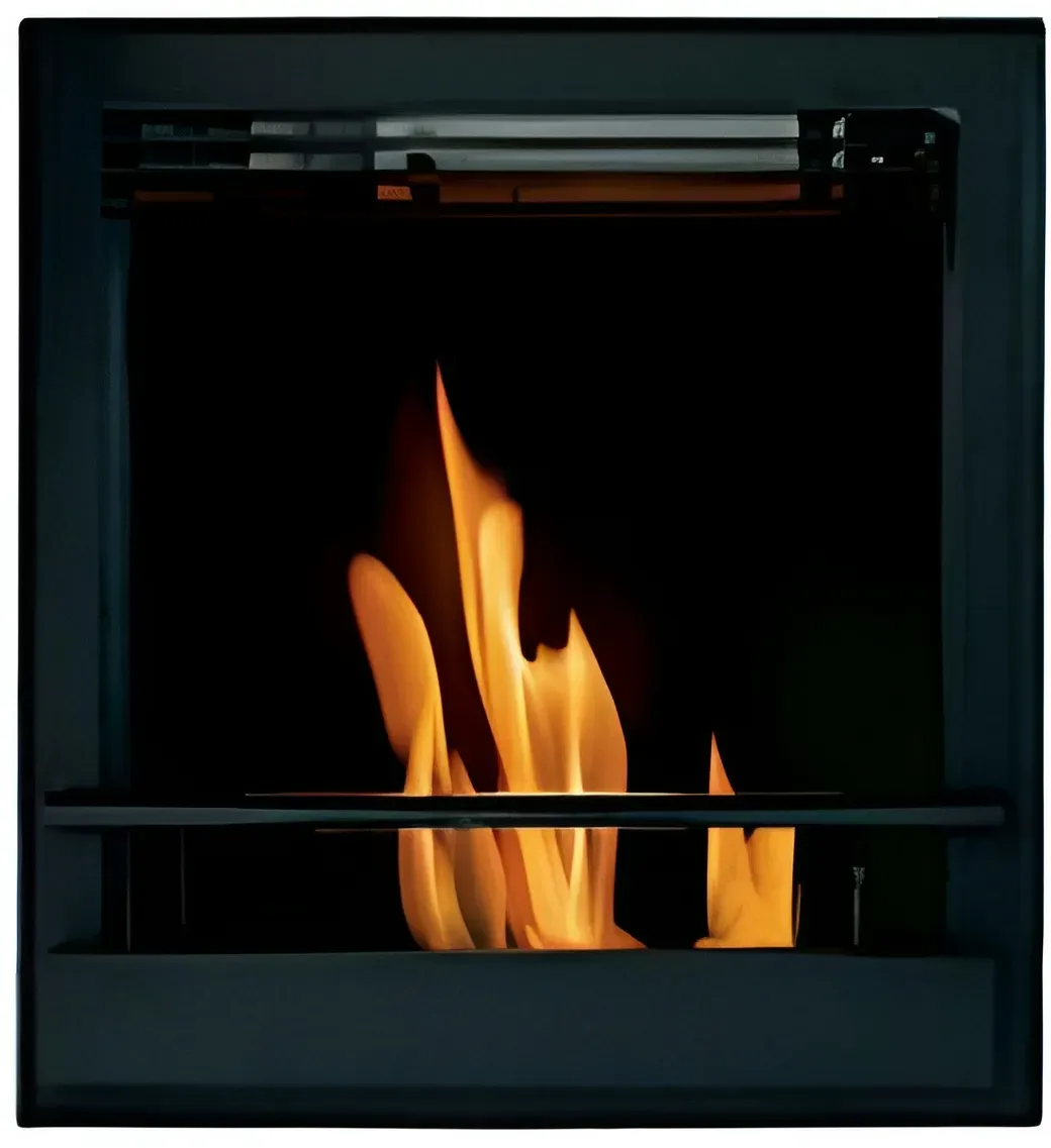 Tecno Air System - Einbau-Biokamin - Schwarz