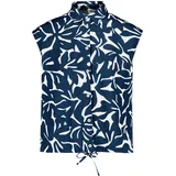 Zero Hemdbluse Tunnelzug Blau 36