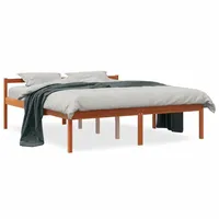 vidaXL Seniorenbett 160 x 200 cm Wachsbraun