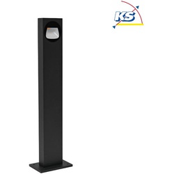 Brumberg Outdoor LED Pollerleuchte QUADER, IP54, 230V AC, 13W 3000K 730lm, Strukturgraphit BRUM-60120103
