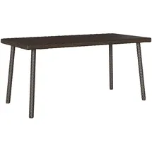 vidaXL Gartentisch Rechteckig 80 x 40 x 37 cm Braun