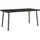 vidaXL Gartentisch Rechteckig 80 x 40 x 37 cm Braun