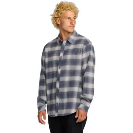 BILLABONG Coastline Flanellpullover, Blau, XL