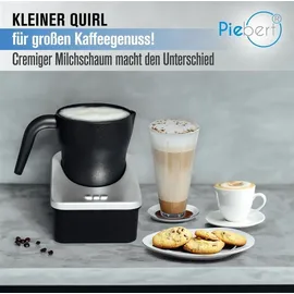 Piebert Quirl 39179 für Induktionsmilchaufschäumer schwarz