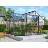 Vitavia Sirius Alu schwarz ESG 3 mm 13 m2 inkl. Fundament