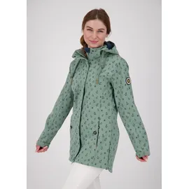 ankerglut Softshelljacke "ANKERGLUTLEUCHTEN", Damen, Gr. 36 (S), grau, 100% Polyester, Windstopperbündchen mit Daumenlöchern,mit Schneefang,mit verstellbarem Klettverschluss, Jacken Softshelljacke, auch in Großen Größen erhältlich