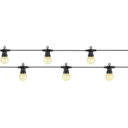 LED Party Lichterkette Circus Garten Balkon Zirkus Sommer koppelbar milchig
