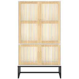 vidaXL Highboard Weiß 70x35x125 cm Holzwerkstoff Modell 1
