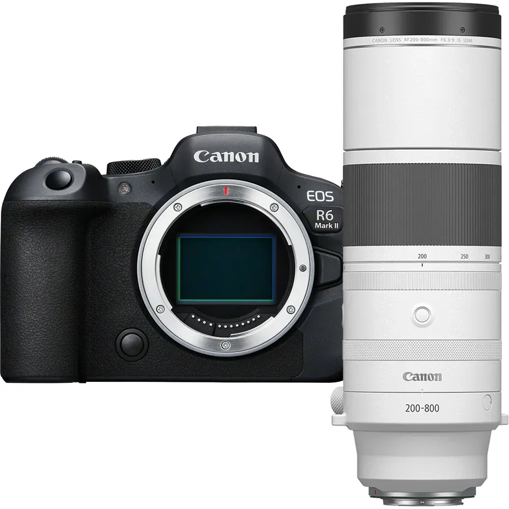 Canon EOS R6 Mark II + RF 200-800/6.3-9.0 IS USM -500,00€ Cashback 3999,00€ Effektivpreis