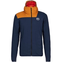 Ortovox Swisswool Piz Badus Jacket Men - Isolationsjacke - Herren Tourenjacke-Dunkel-Blau-M