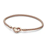 Pandora Moments Nieten-Kettenarmband roségoldfarben 582731C00-18 Größe 18 cm