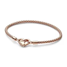 Pandora Moments Nieten-Kettenarmband roségoldfarben 582731C00-18 Größe 18 cm