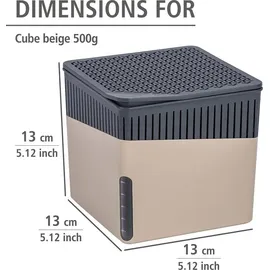 Wenko Raumentfeuchter Cube 500 g Beige