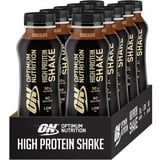 Optimum Nutrition High Protein Shake, 12 x 500 ml Flaschen, Chocolate