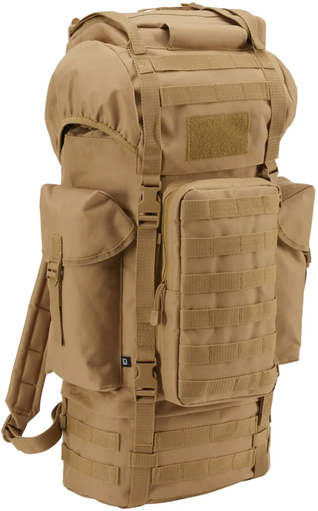 Rucksack BRANDIT "Brandit Accessoires Kampfrucksack Molle" braun (camel) Rucksäcke