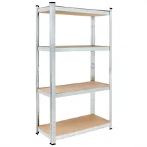monzana Schwerlastregal 170x75x30cm 280kg 4 MDF-Platten