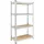 monzana Schwerlastregal 170x75x30cm 280kg 4 MDF-Platten