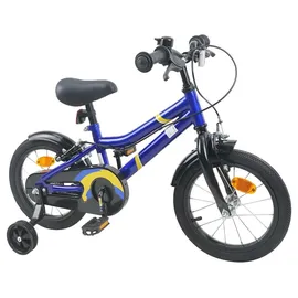 vidaXL Kinderfahrrad 12 Zoll blau/schwarz