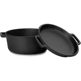 BRIZOLL Gusseisen Kochtopf 6L Ø 28 cm rund