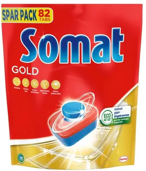 Preisvergleich Produktbild Geschirrspültabs »Gold« 82 Tabs gold, Somat